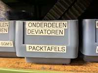 Partij aandrijfkettingen, kettingwielen en geleiderollen - afbeelding 31 van  135