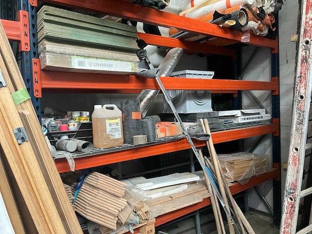 Partij aannemersmaterialen en gereedschap - afbeelding 1 van  21