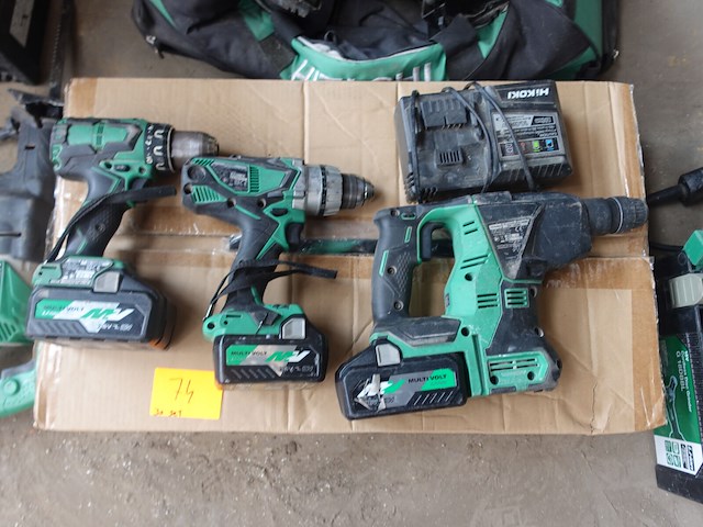 Partij accu hikoki machines - afbeelding 2 van  5