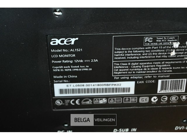 Partij acer pc-schermen - afbeelding 4 van  5