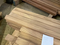 Partij afromosia latten (93x) - afbeelding 4 van  5