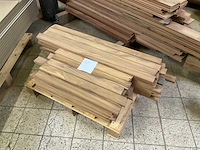 Partij afromosia latten (93x) - afbeelding 5 van  5