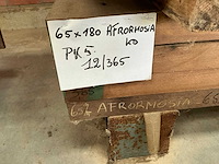 Partij afrormosia balken - afbeelding 4 van  4