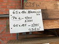 Partij afrormosia balken - afbeelding 3 van  5