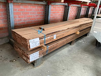 Partij afrormosia planken - afbeelding 1 van  5