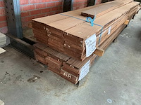 Partij afrormosia planken - afbeelding 2 van  5