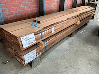 Partij afrormosia planken - afbeelding 3 van  5