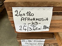 Partij afrormosia planken - afbeelding 4 van  5