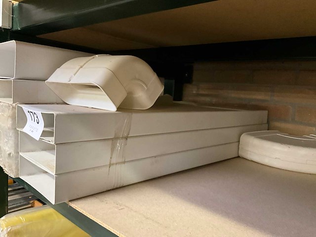 Partij afvoerbuizen (6x) en toebehoren - afbeelding 2 van  4