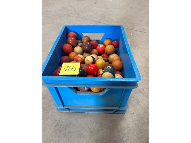 Partij allerlei biljartballen - afbeelding 2 van  2