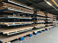 Partij aluminium en inox platen - afbeelding 1 van  28