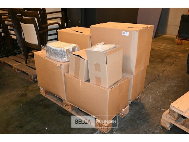 Partij aluminium menuschalen - afbeelding 1 van  8