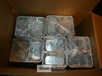 Partij aluminium menuschalen - afbeelding 5 van  8