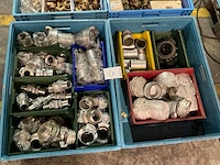 Partij aluminium slangenkoppelingen