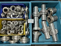 Partij aluminium slangkoppelingen