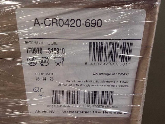 Partij aluvin a-cr0420-690 aluminium schaaltjes - afbeelding 6 van  6