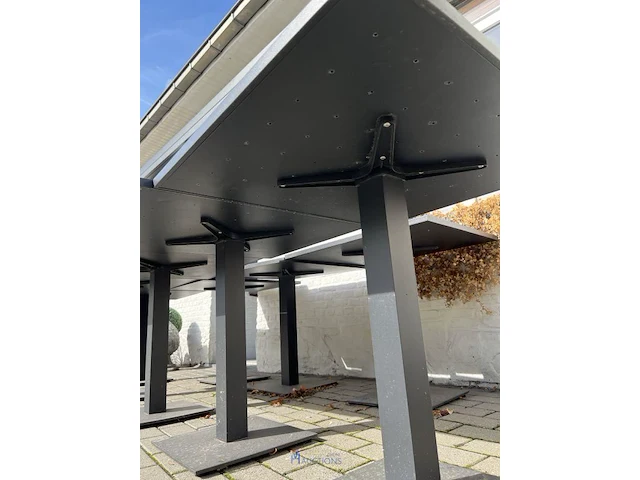 Partij antracietkleurige terrastafels - afbeelding 4 van  4