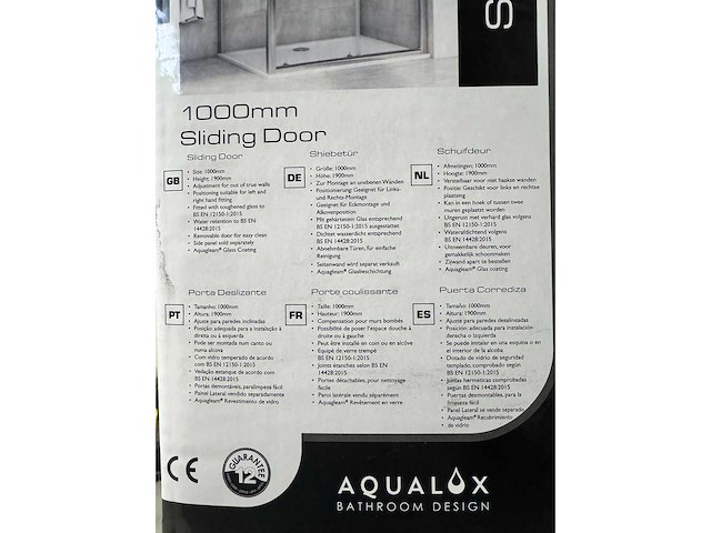 Partij aqualux douchedeuren 10 stuks - afbeelding 7 van  9