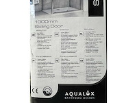 Partij aqualux douchedeuren 10 stuks - afbeelding 7 van  9