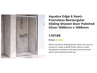 Partij aqualux douchedeuren 10 stuks - afbeelding 8 van  9