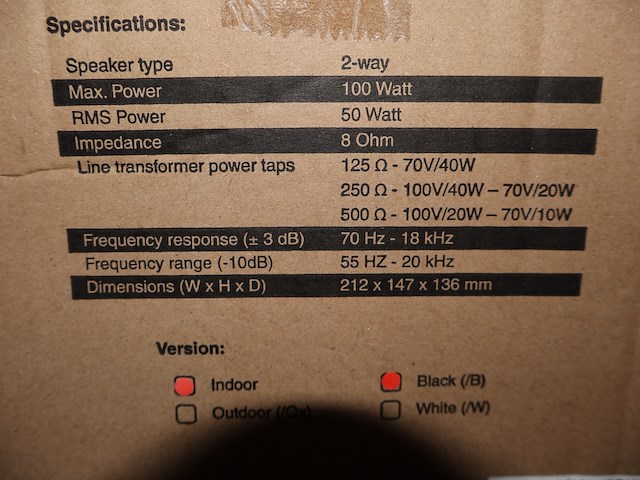Partij audac speaker - afbeelding 5 van  7