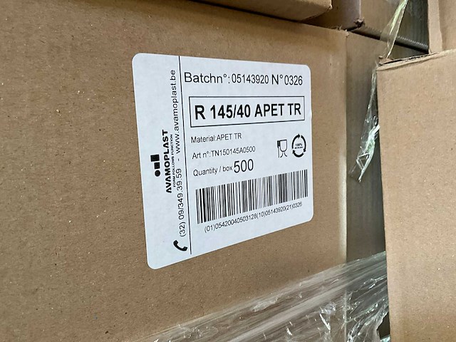 Partij avamoplast r145/60 - r145/40 apet tr verpakkingbakjes - afbeelding 6 van  9