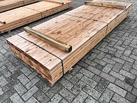 Partij balkhout 3000x70x50mm 96 stuks