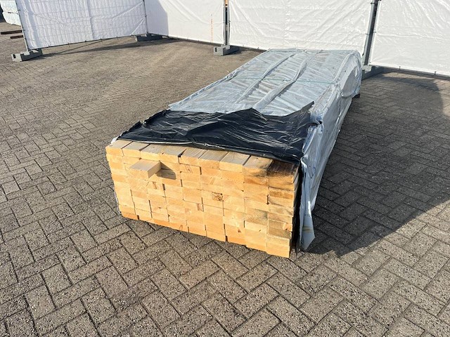 Partij balkhout 3900x125x50mm 99 stuks - afbeelding 1 van  1