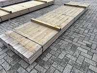 Partij balkhout 4000x145x45mm 28 stuks - afbeelding 1 van  1