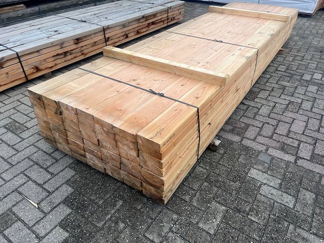 Partij balkhout 4000x155x55mm 42 stuks - afbeelding 1 van  1