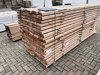 Partij balkhout 4000x50x70mm 195 stuks