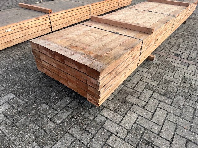 Partij balkhout 5000x150x50mm 49 stuks - afbeelding 1 van  1