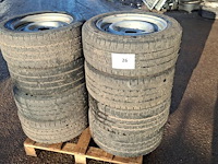 Partij banden 195/50r13 met velg 8 stuks - afbeelding 1 van  1