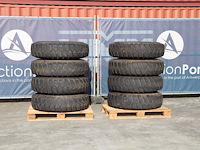 Partij banden met velg nokian 11.00-20 8stuks - afbeelding 1 van  1