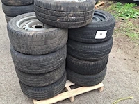 Partij banden op velg 195/50r13 9st