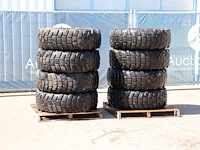 Partij banden op velg michelin 8 stuks - afbeelding 1 van  1