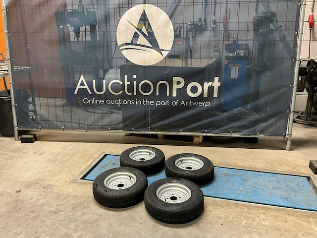 Partij banden security 145/80r10 4 stuks nieuw - afbeelding 1 van  1