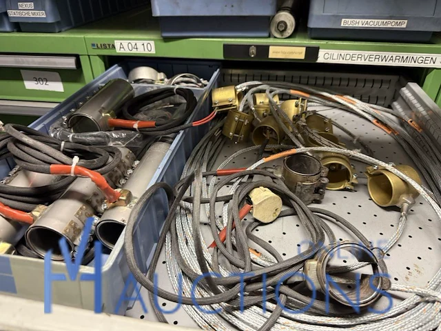 Partij bandverwarmingen, thermokoppels en spuitneuzen - afbeelding 3 van  54