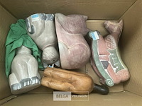 Partij beeldjes van div dieren - afbeelding 1 van  5