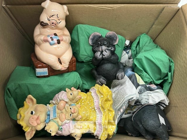 Partij beeldjes van div dieren - afbeelding 1 van  5