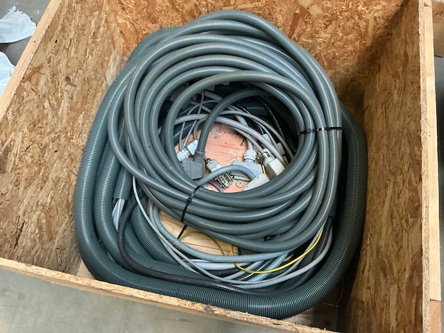 Partij bekabeling in wachtbuis - afbeelding 1 van  4