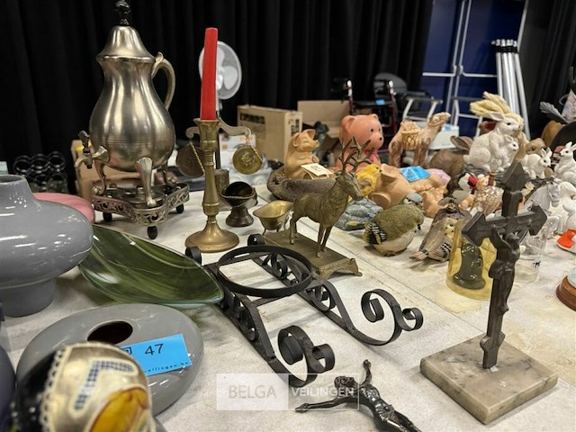 Partij bestek + koffiezet + deco materiaal - afbeelding 5 van  11