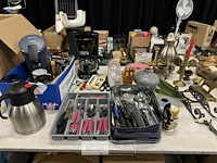 Partij bestek + koffiezet + deco materiaal - afbeelding 6 van  11