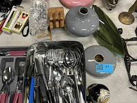 Partij bestek + koffiezet + deco materiaal - afbeelding 9 van  11