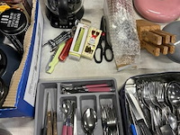 Partij bestek + koffiezet + deco materiaal - afbeelding 10 van  11