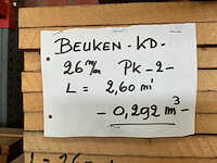 Partij beuken balken - afbeelding 7 van  9