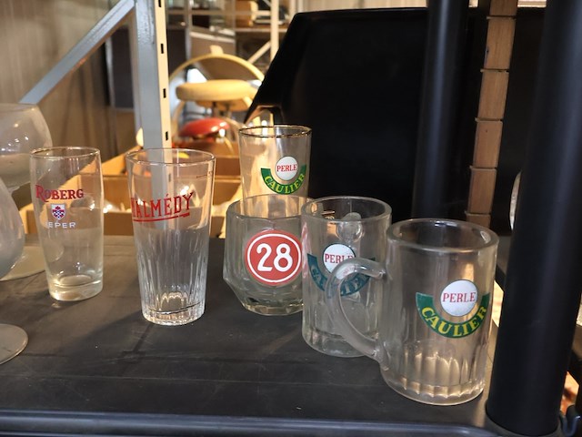 Partij bierglazen (plm 15) - afbeelding 2 van  4