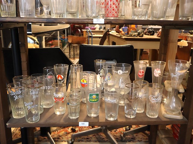 Partij bierglazen (plm 25) - afbeelding 1 van  4