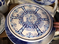 Partij blauw aardewerk - afbeelding 4 van  8