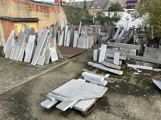 Partij blauwsteen/natuursteen - afbeelding 1 van  31